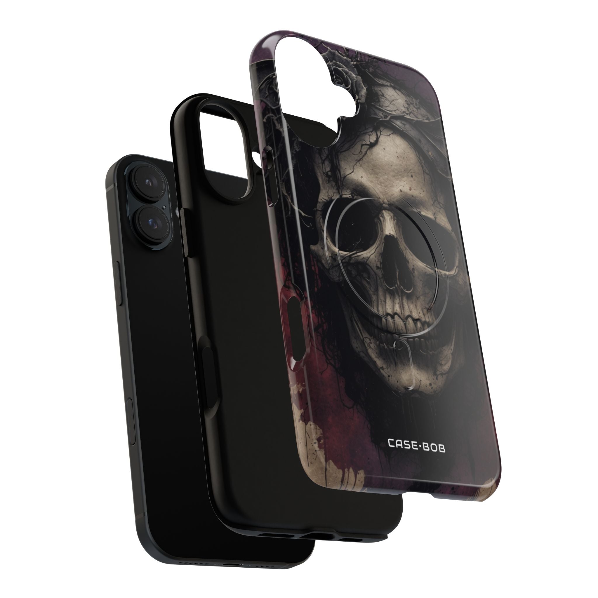 Gothic Skull Crown iPhone 16 Plus Case - Tough+