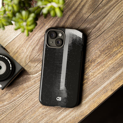 Black Tough Phone Case for iPhone - Vector Core Monolith