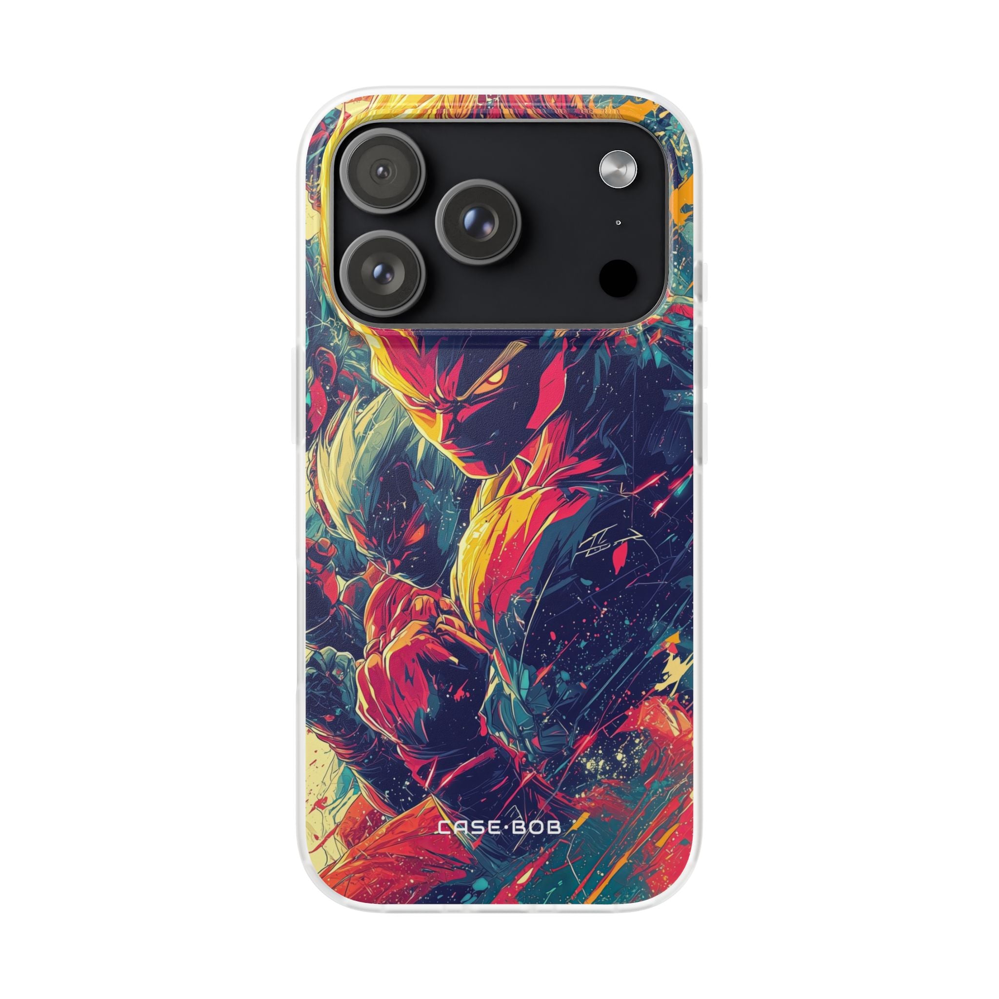 Yellow Fury iPhone 17 Pro Case - Soft - CASE•BOB