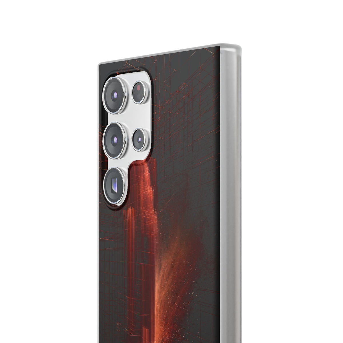 Luminous Monolith · Lite Phone Case for Samsung · Black