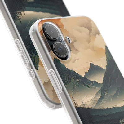 Summit River Dusk · Soft Phone Case for iPhone