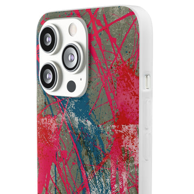 Neon Static Drip · Lite Phone Case for iPhone ·  Pink