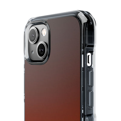 Orange Impact MagSafe Phone Case for iPhone - Obsidian Ember Fade