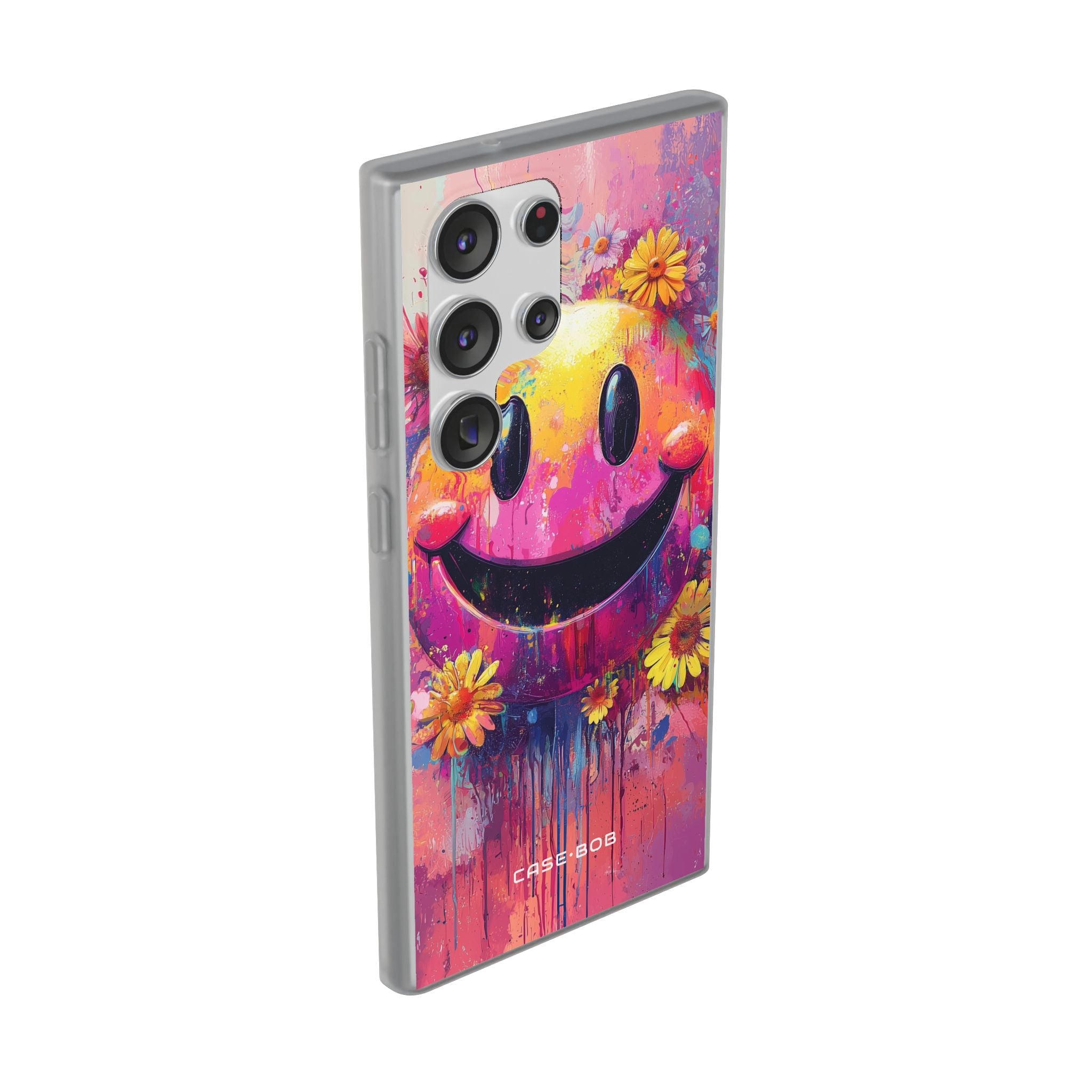 Smiley Bloom Samsung S23 Ultra Case - Soft