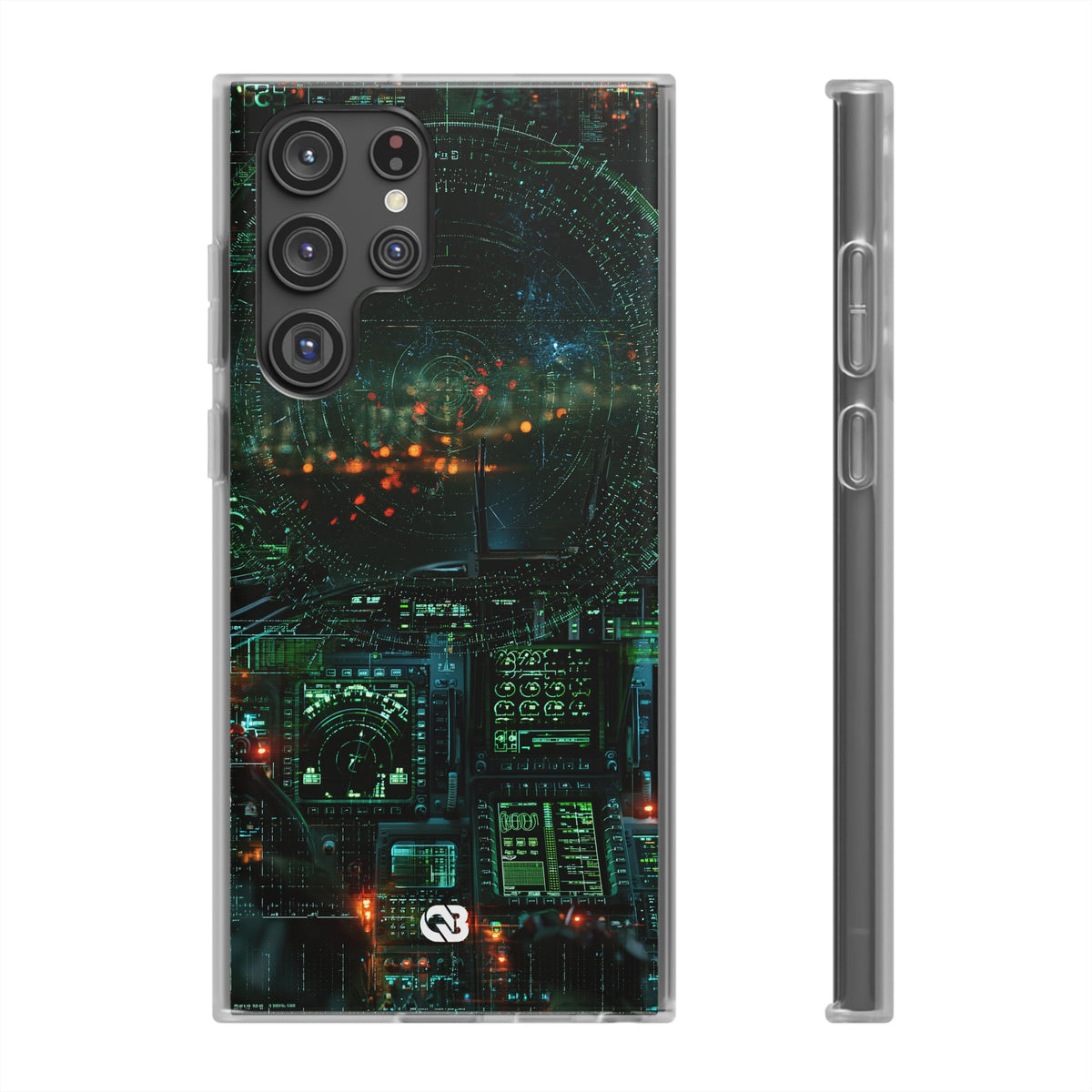 Tactical Avionics HUD · Lite Phone Case for Samsung · Green