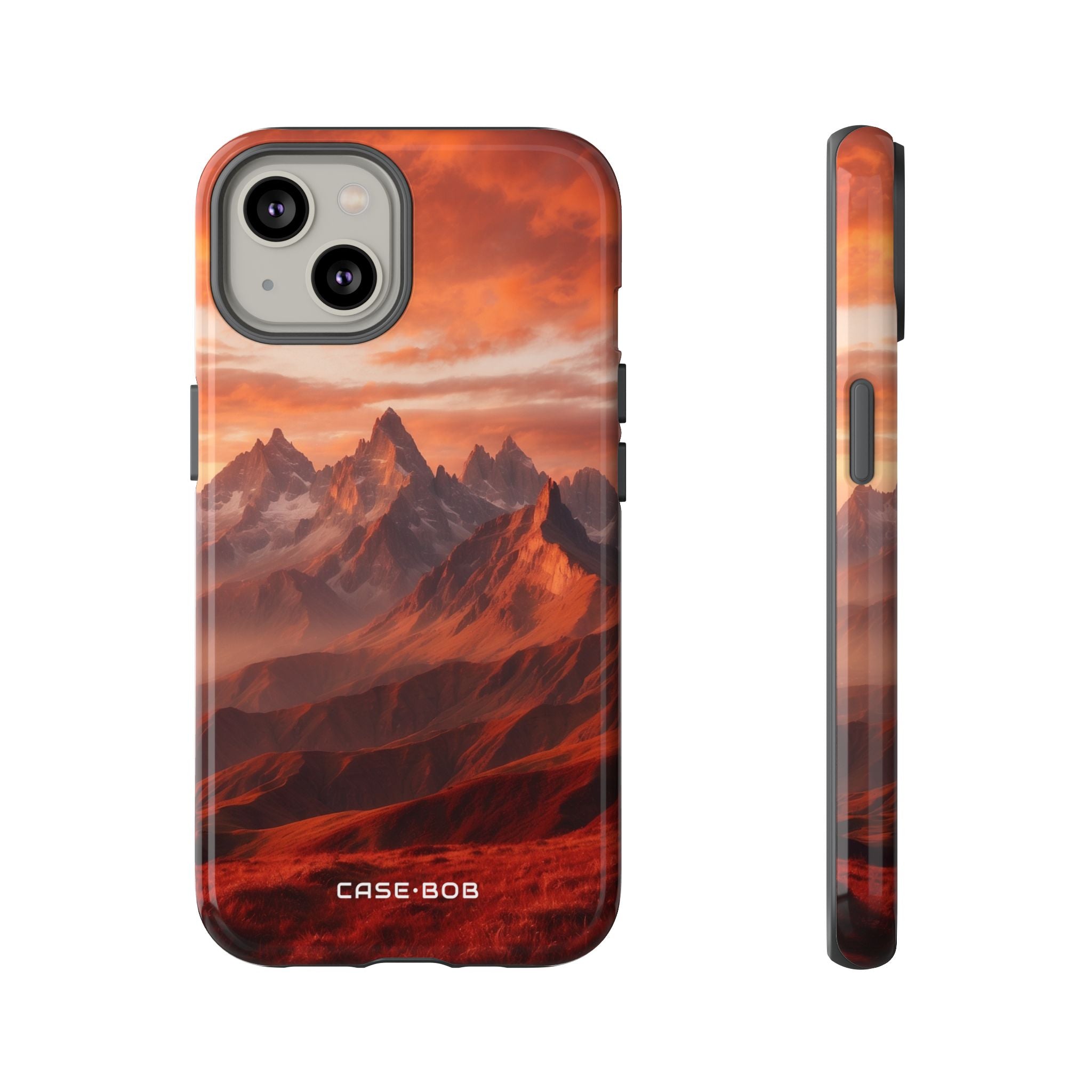 Jagged Glow iPhone 14 Cover - Tough