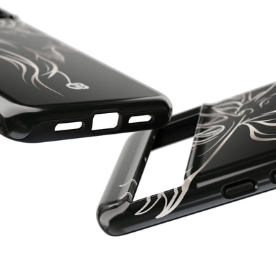 Nordic Moose Contour · Tough Phone Case for Pixel ·  Black