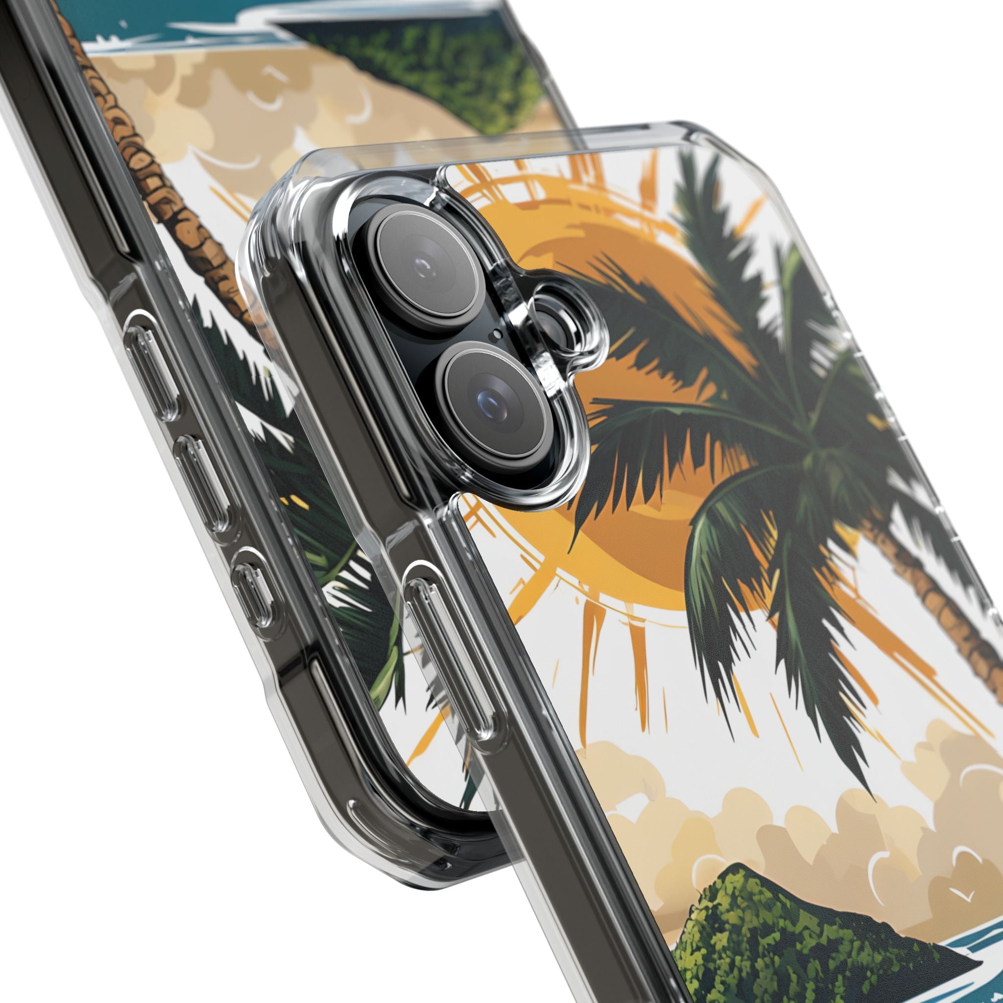 Sunny Palm Breeze iPhone 16 Plus Case - Impact