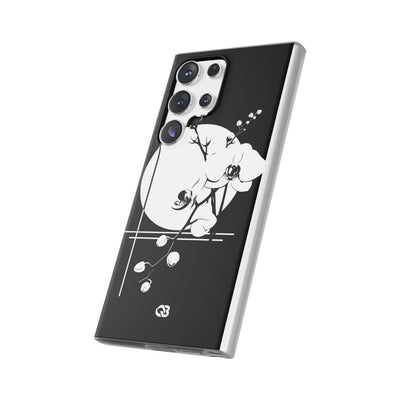 Black Lite Phone Case for Samsung - Lunar Orchid Grid