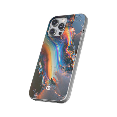 Prismatic Aura Flow · Lite Phone Case for iPhone ·  Blue