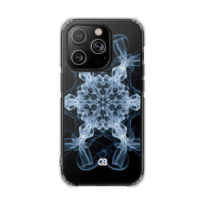 Blue Impact MagSafe Phone Case for iPhone - Glacial Smoke Crown