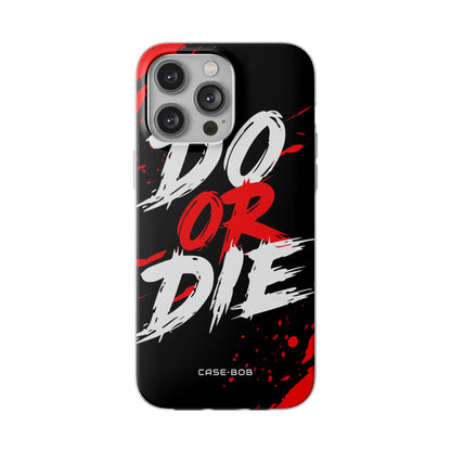 Do Or Die Splatter iPhone 14 Pro Max -pehmeä suojakotelo