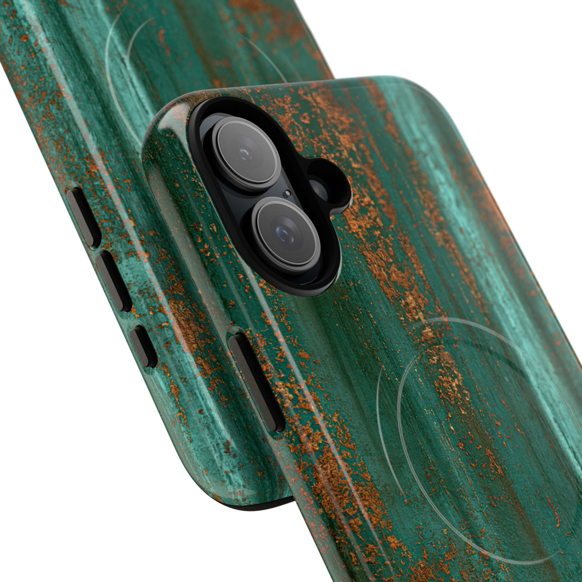 Oxidized Verdigris · Tough 2.0 Magnetic Phone Case for iPhone · Teal