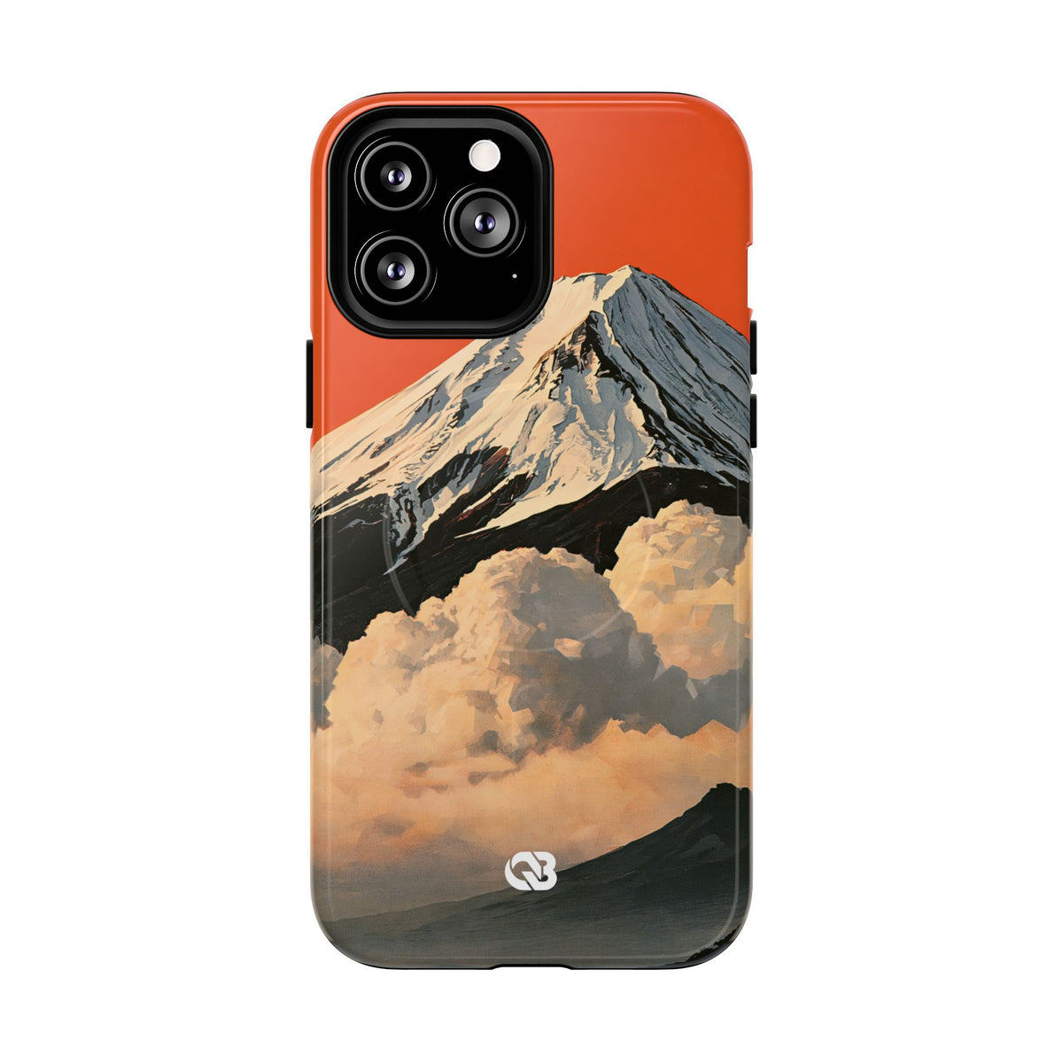 Sacred Peak Fuji · Tough 2.0 Magnetic Phone Case for iPhone · Orange