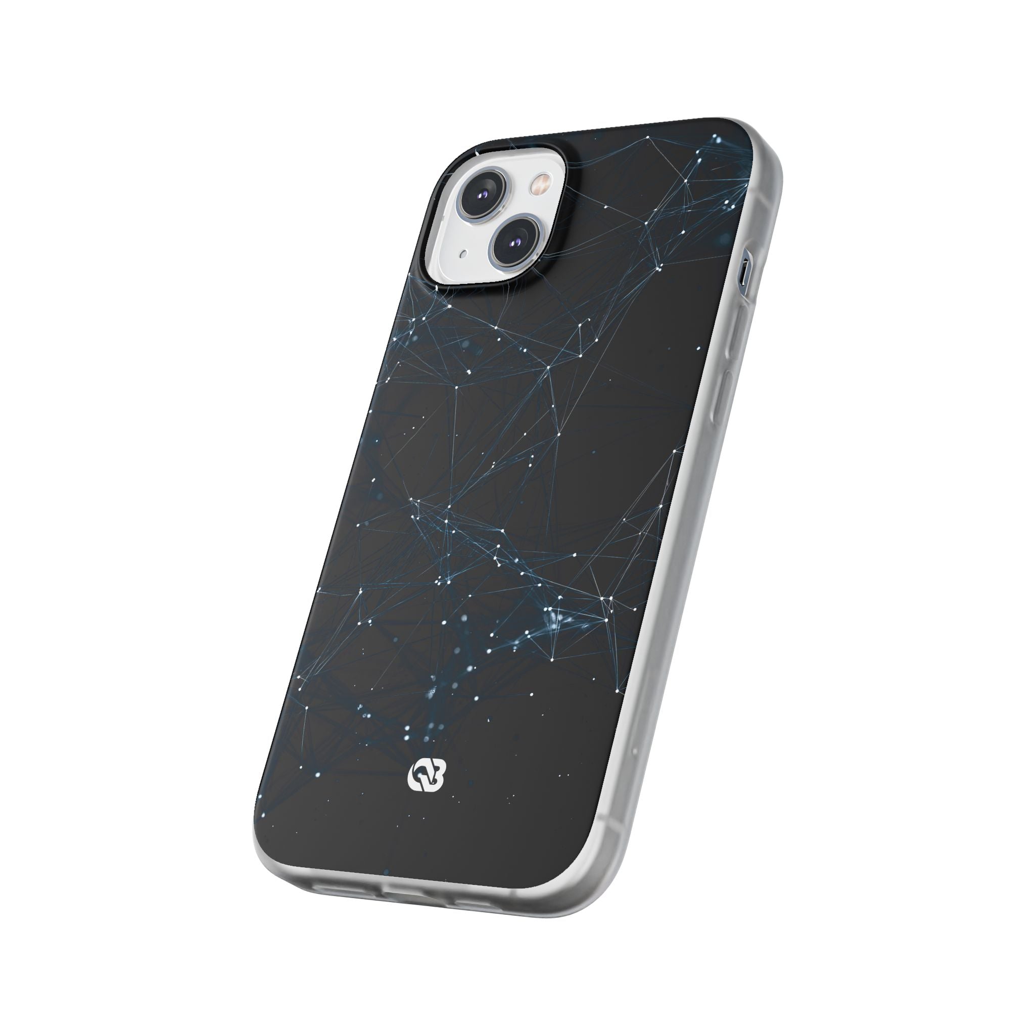 Black Lite Phone Case for iPhone - Arctic Neural Mesh