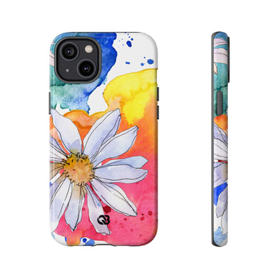 Vivid Bloom Splatter · Tough Handyhülle für iPhone