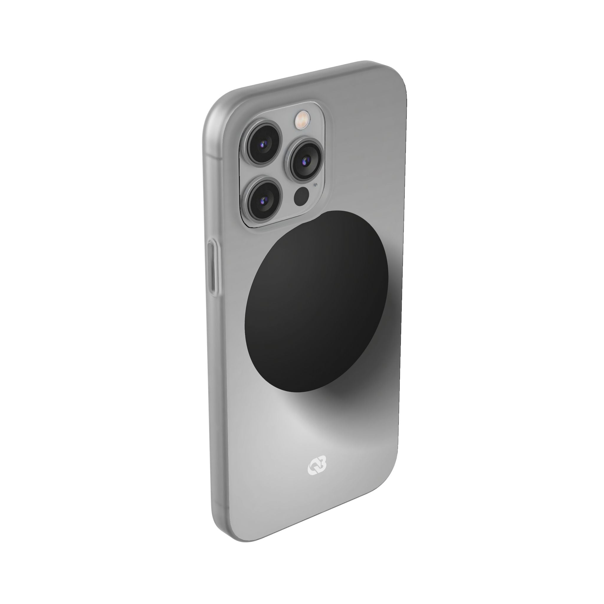 Grey Lite Phone Case for iPhone - Matte Onyx Sphere