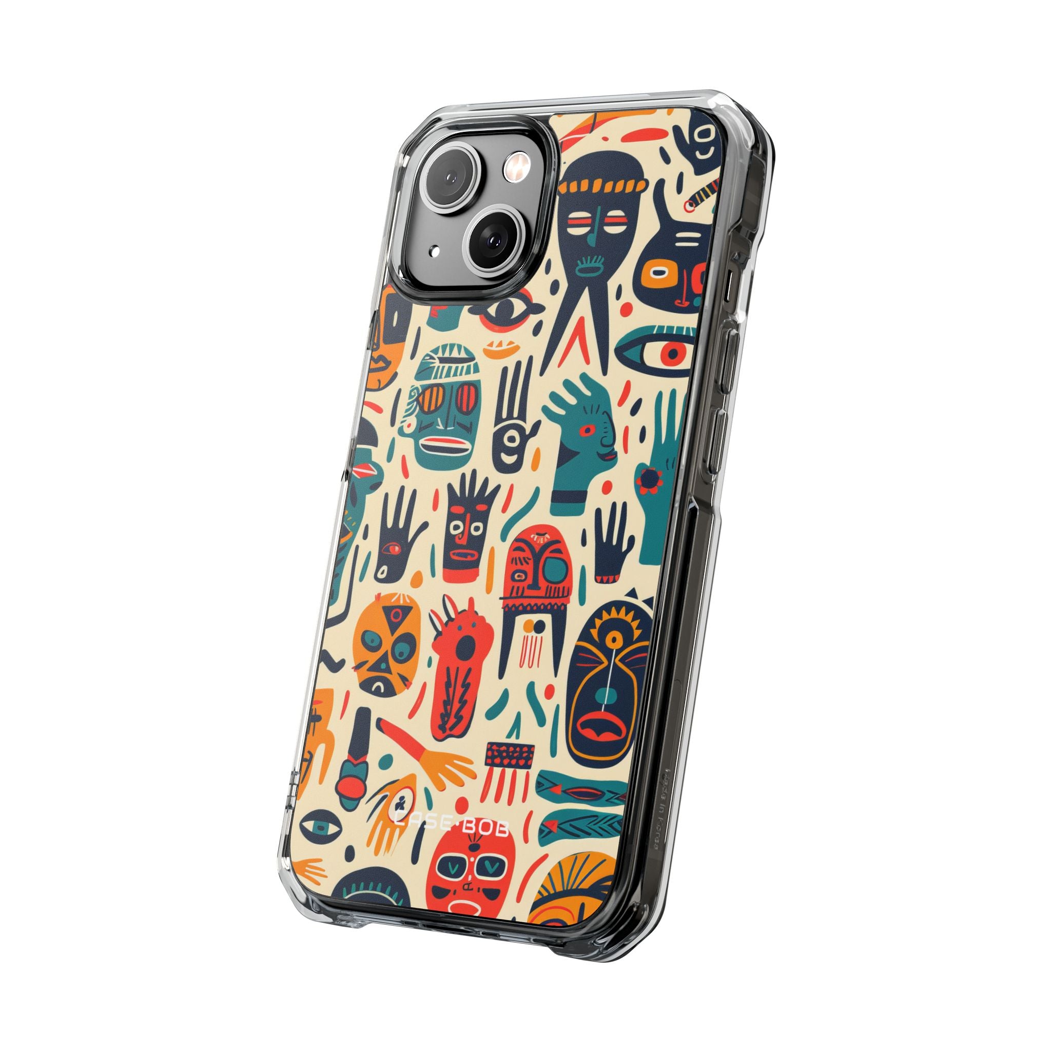 Lebendige Gesichter iPhone 14 Case - Impact
