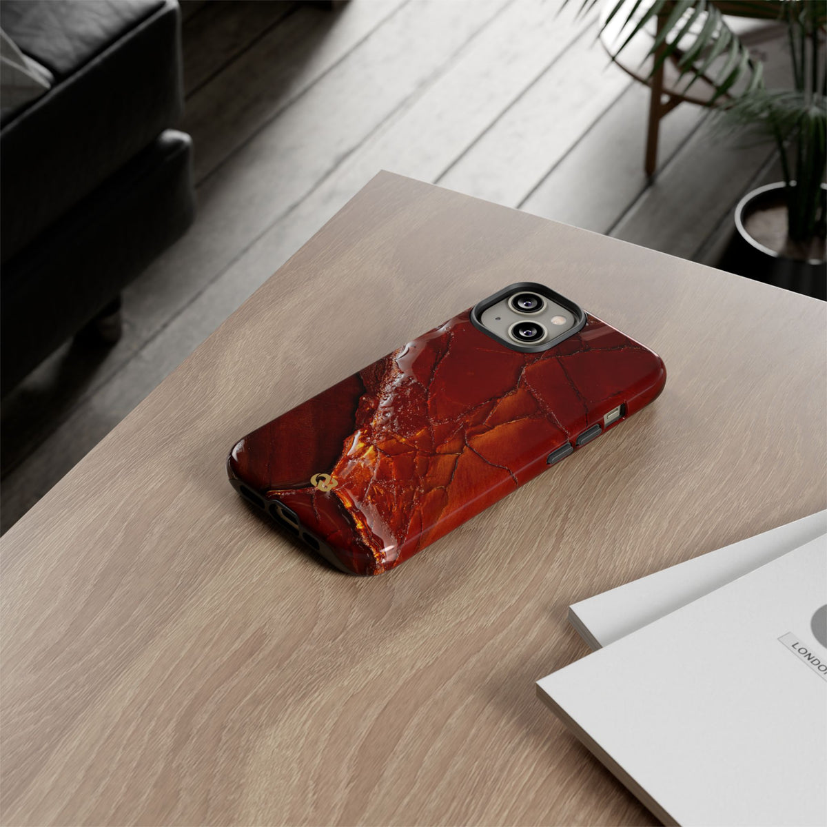 Amber Embrace · Tough Phone Case for iPhone · Brown