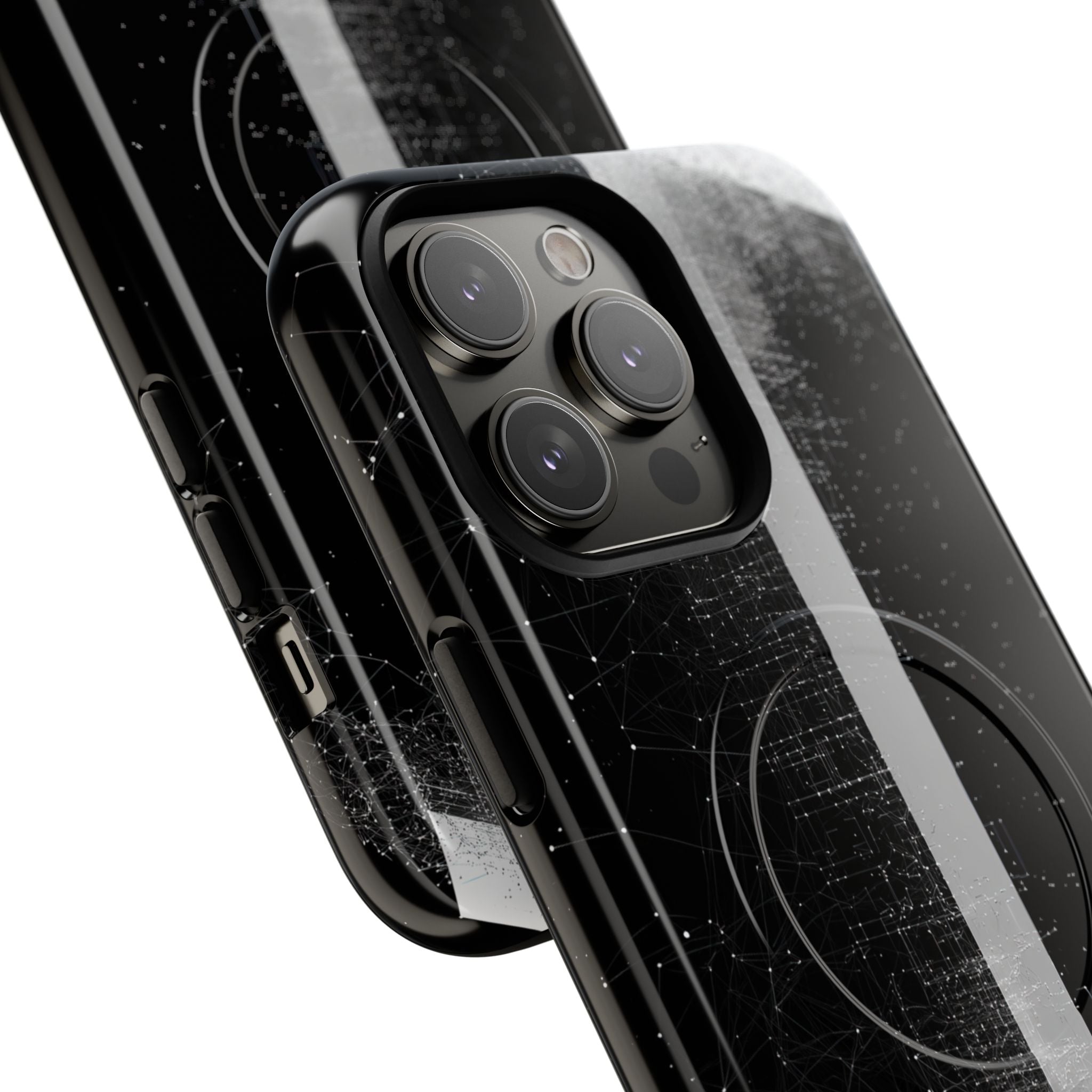 Black Tough 2.0 Magsafe Phone Case for iPhone - Vector Core Monolith