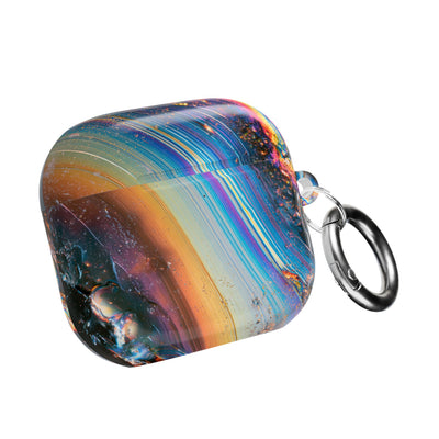 Prismatic Aura Flow · Hard Case for AirPods & AirPods Pro · Blue