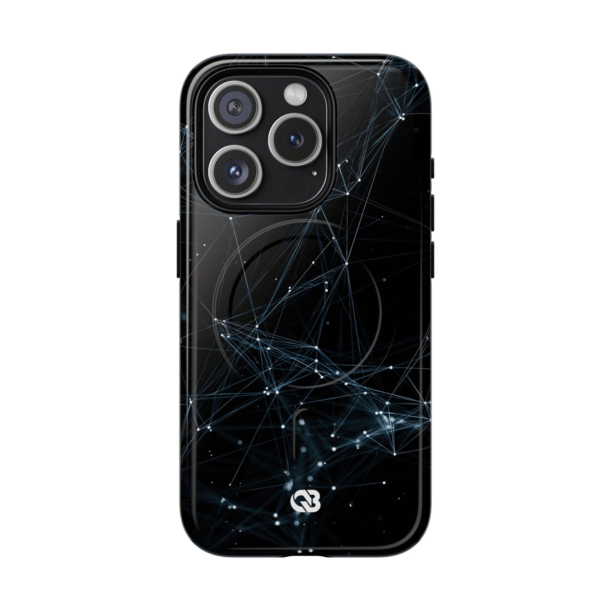 Black Tough 2.0 Magsafe Phone Case for iPhone - Arctic Neural Mesh