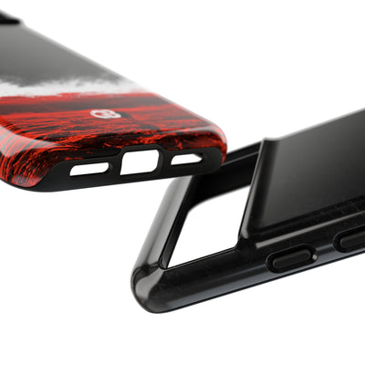 Crimson Horizon · Tough Phone Case for Pixel ·  Black