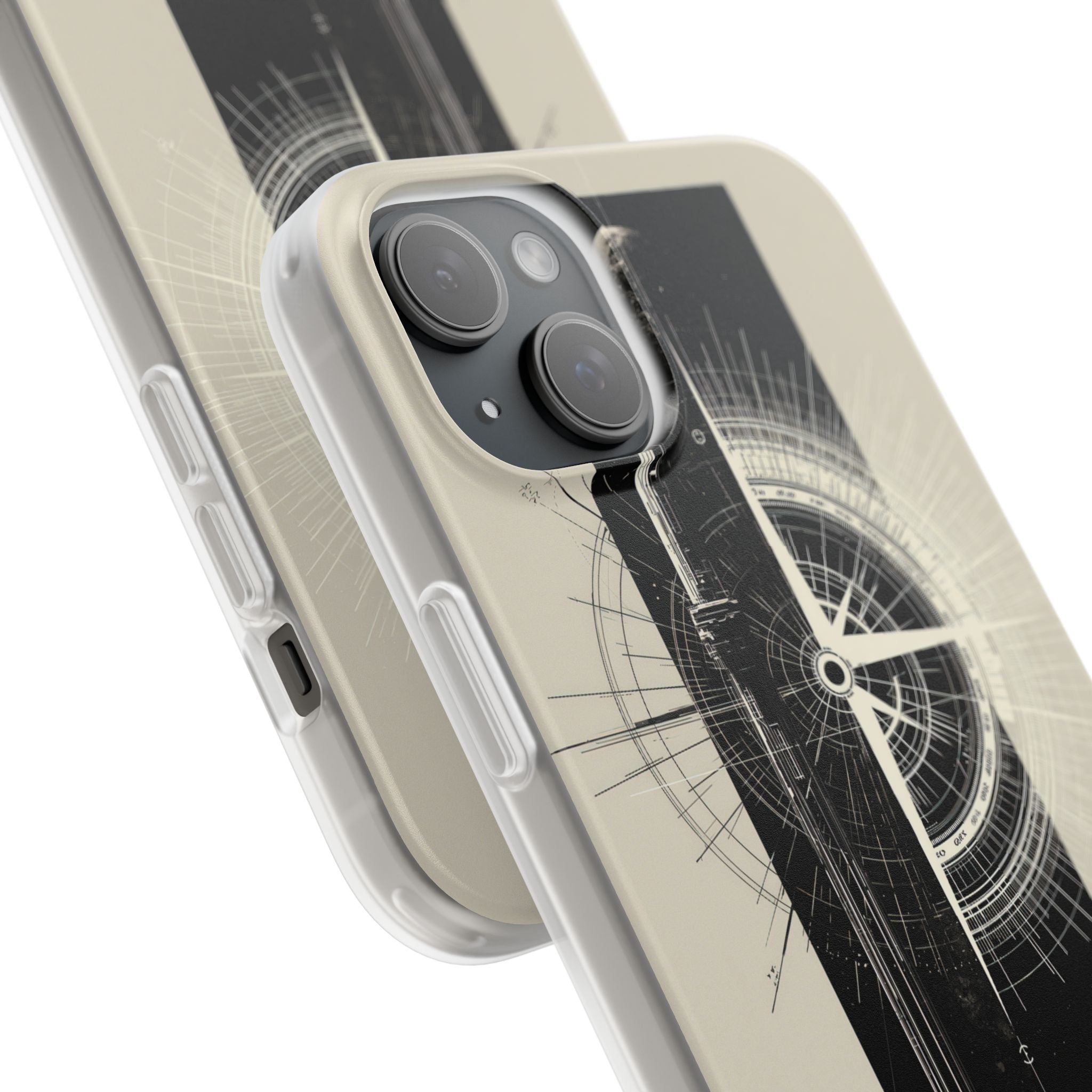 Beige Lite Phone Case for iPhone - Zenith Vector Spire