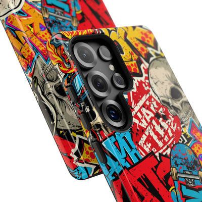 Skate Skull Riot · Tough Phone Case for Samsung · Red
