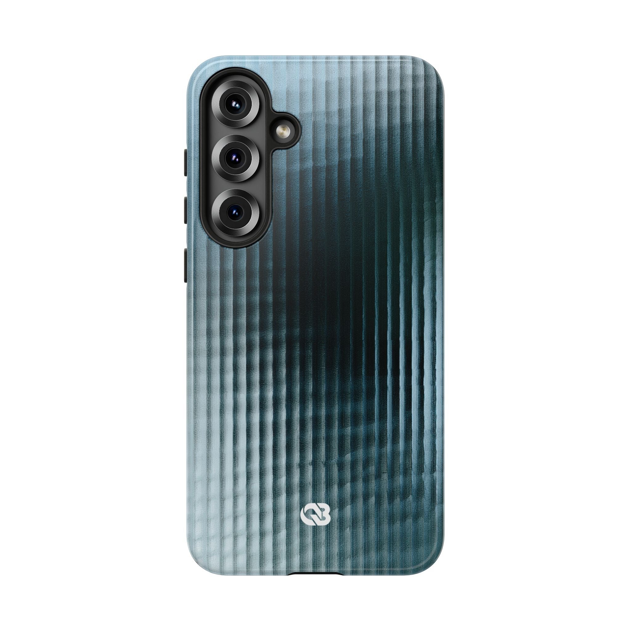 Blue Tough Phone Case for Samsung - Glacial Reeded Glass