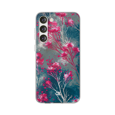 Cyber Blossom · Lite Phone Case for Samsung · Teal