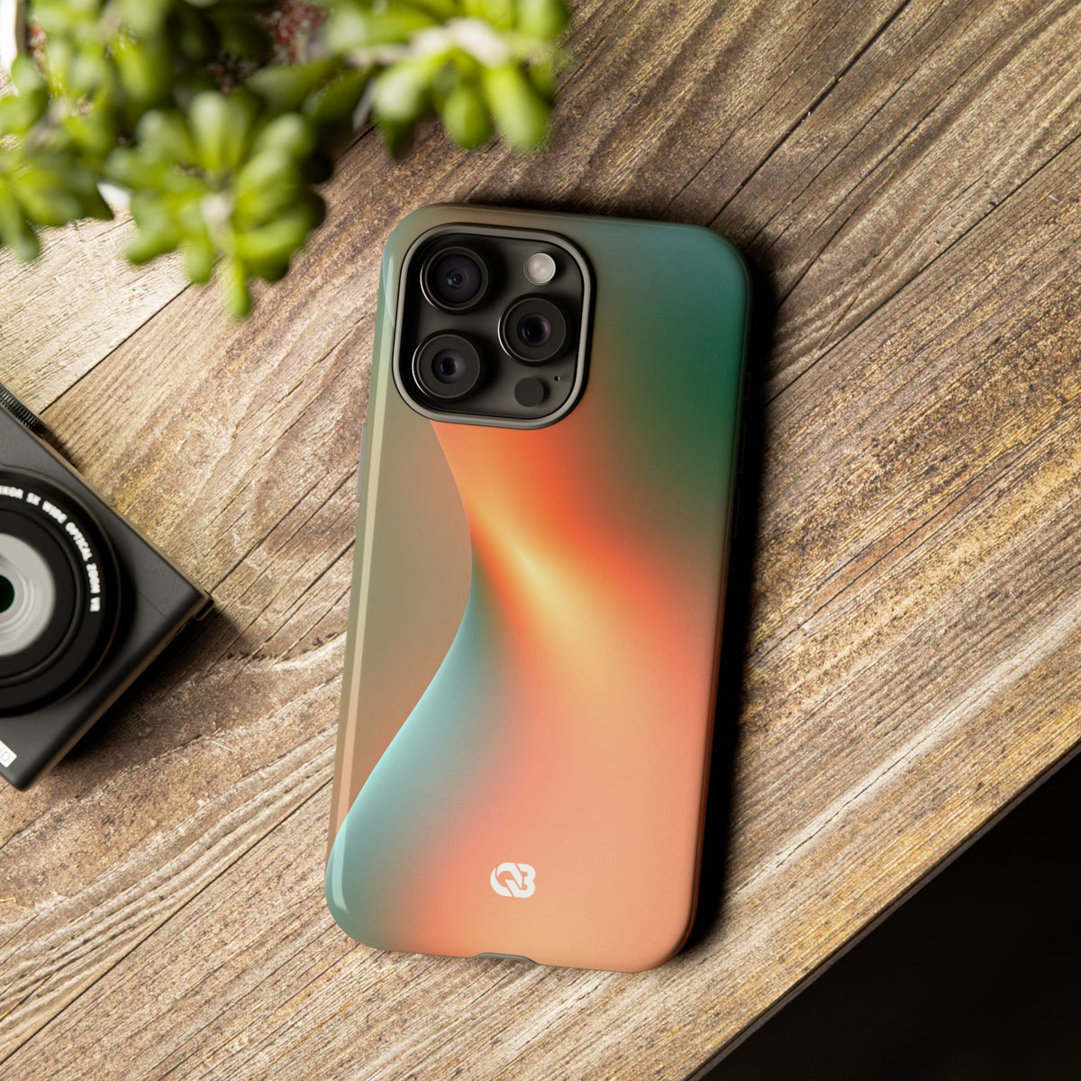 Radiant Contour · Tough Phone Case for iPhone · Orange
