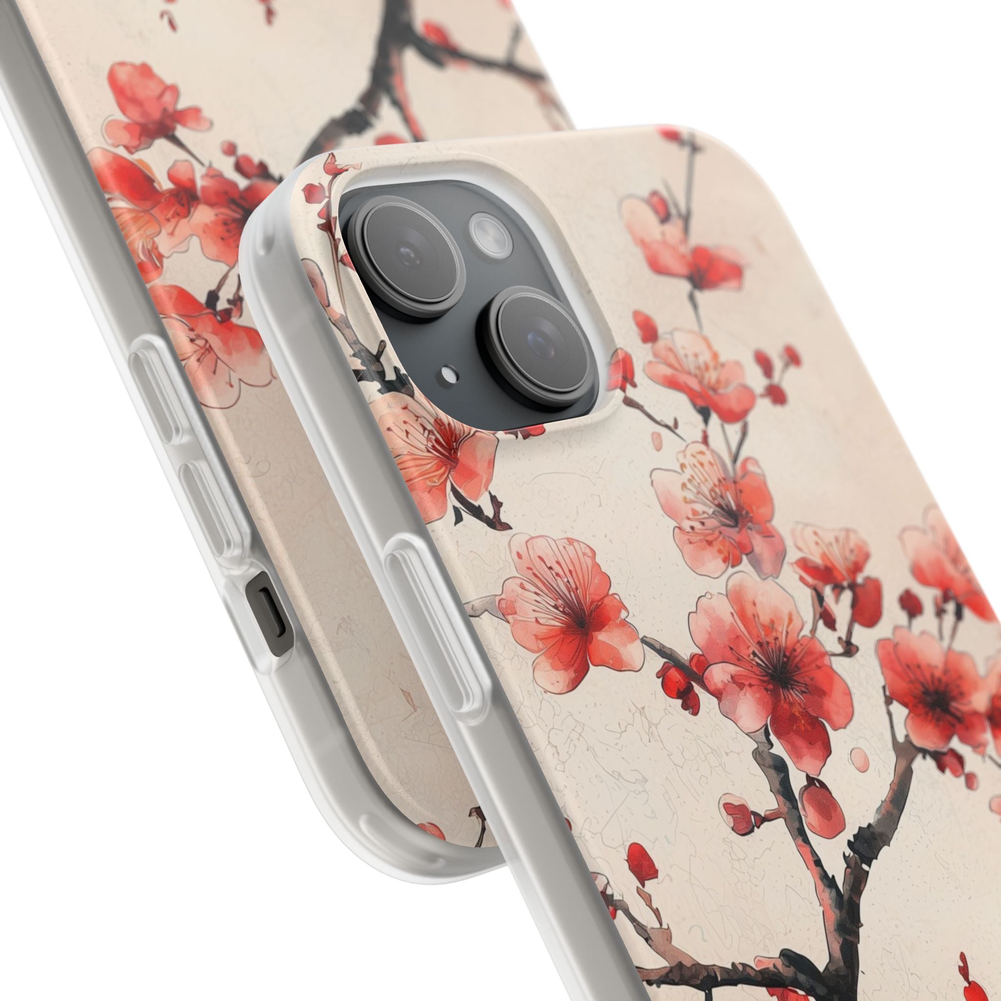 Blossom Shadow iPhone 15 Plus Case - Soft