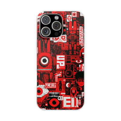 Neo Mecha Collage · Lite Phone Case for iPhone ·  Red