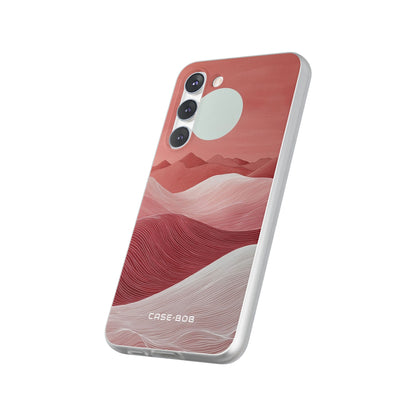 White Orb Dunes Samsung S23 Plus Case - Soft