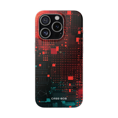 Grid Fusion iPhone 15 Pro Case - Soft