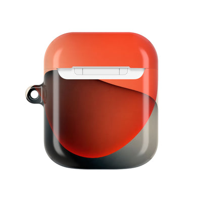 Translucent Crimson Form · Hard Case for AirPods & AirPods Pro · Red