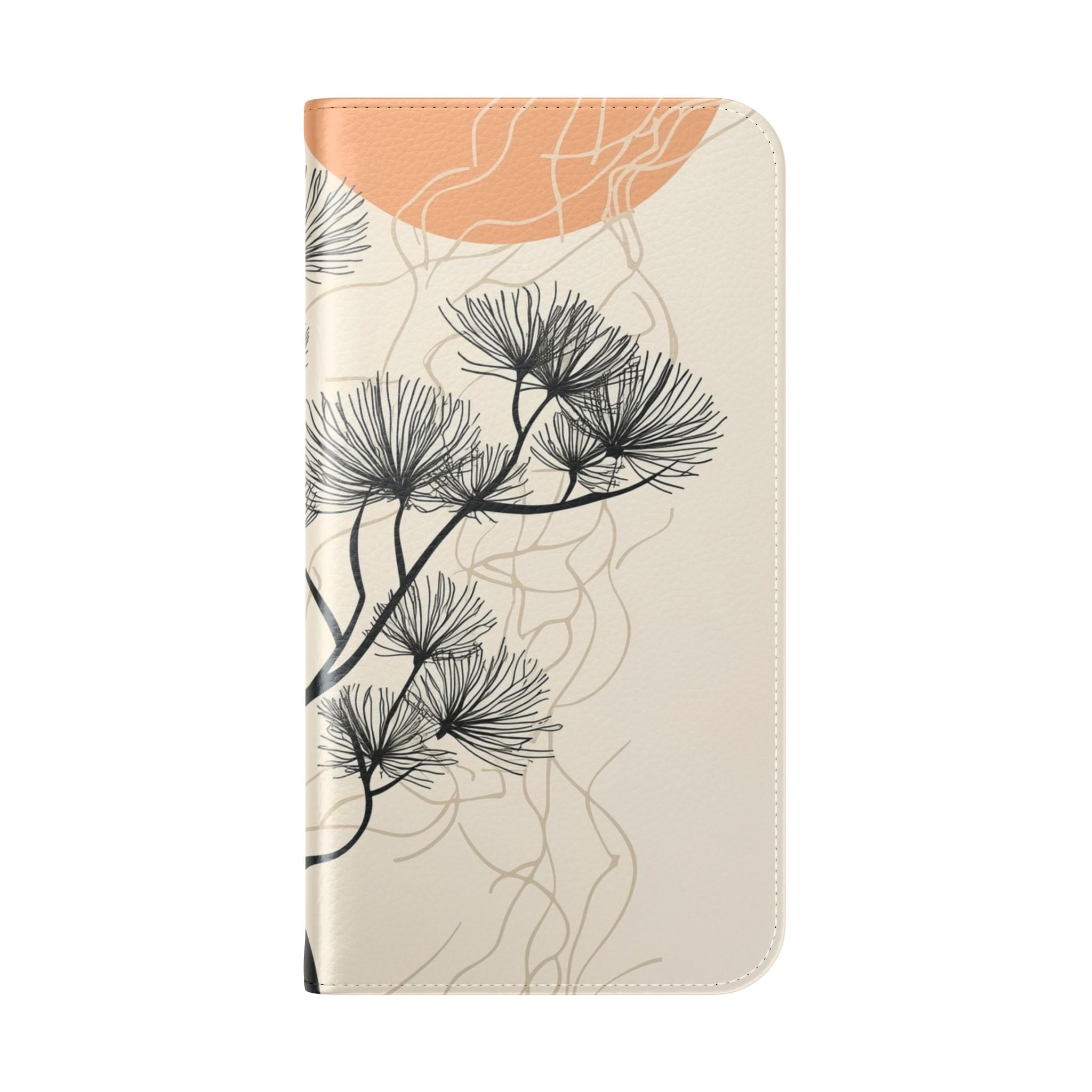 Spiky Tree Sunset - iPhone 16 Max Case - Wallet