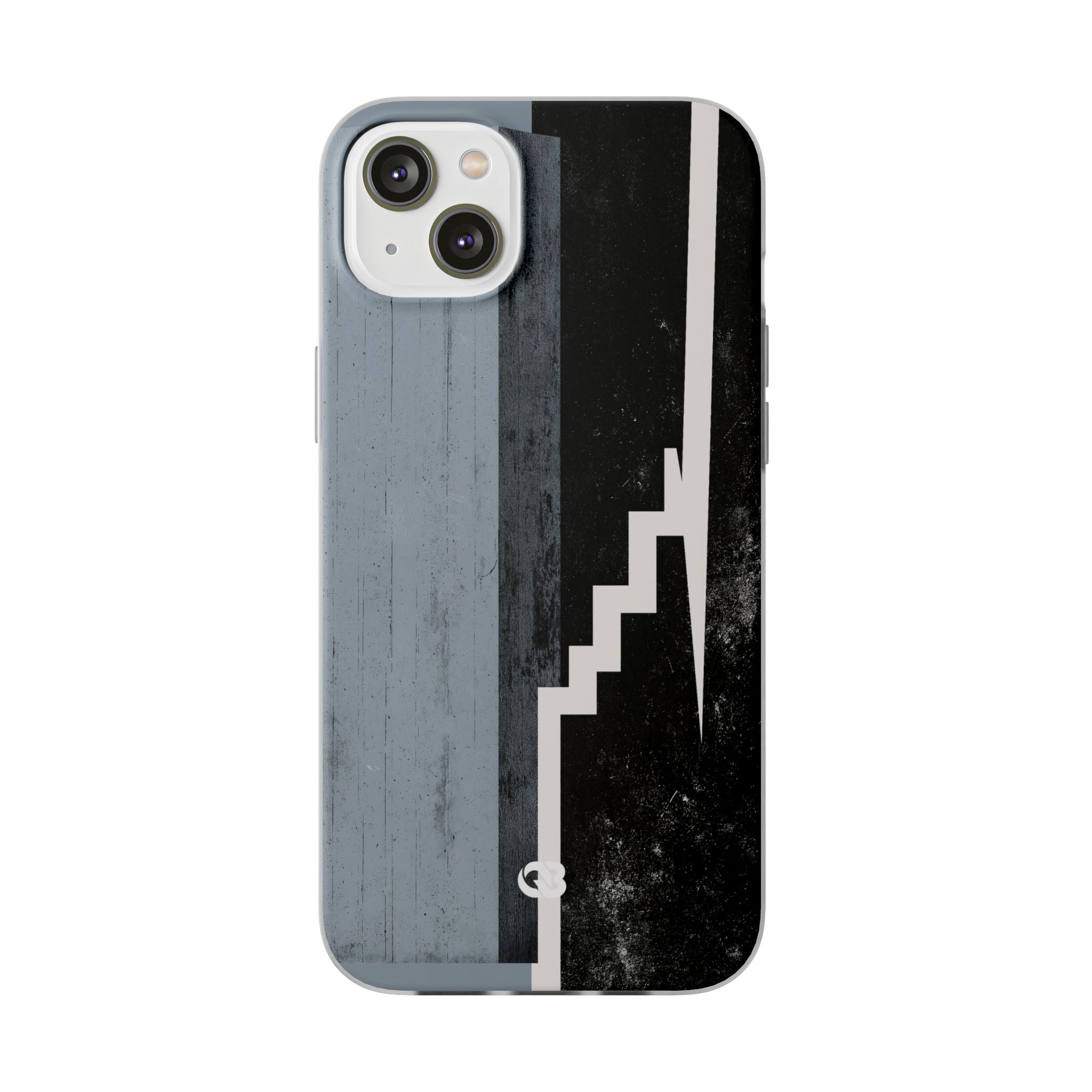 Grey Lite Phone Case for iPhone - Industrial Concrete Void
