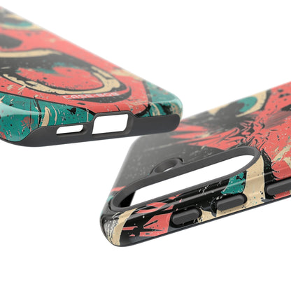 Schreiendes Gesicht Pink Samsung S25 Case - Tough