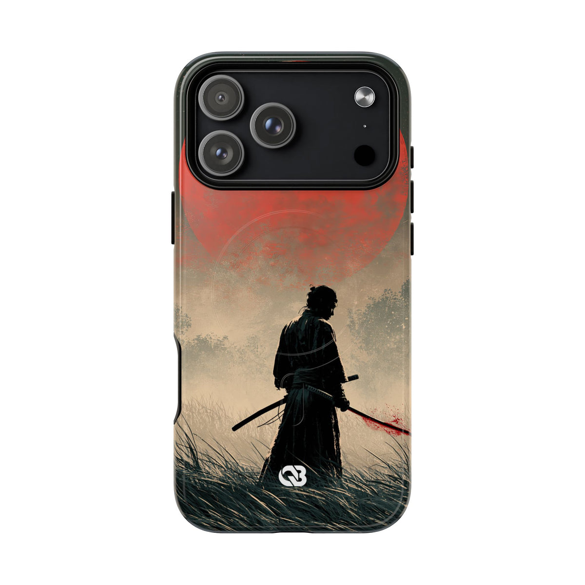 Crimson Moon Ronin · Tough 2.0 Magnetic Phone Case for iPhone · Red