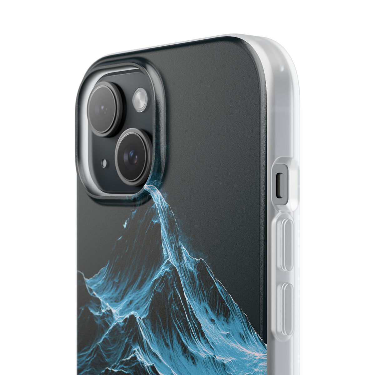 Nordic Frost Peak · Lite Phone Case for iPhone ·  Blue
