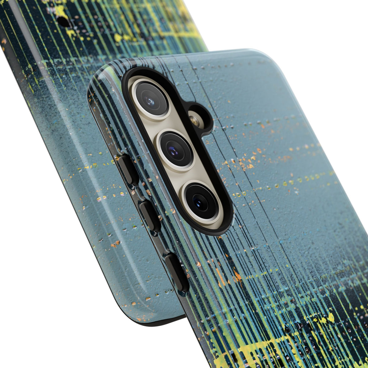 Acid Raster Circuit · Tough Phone Case for Samsung · Teal