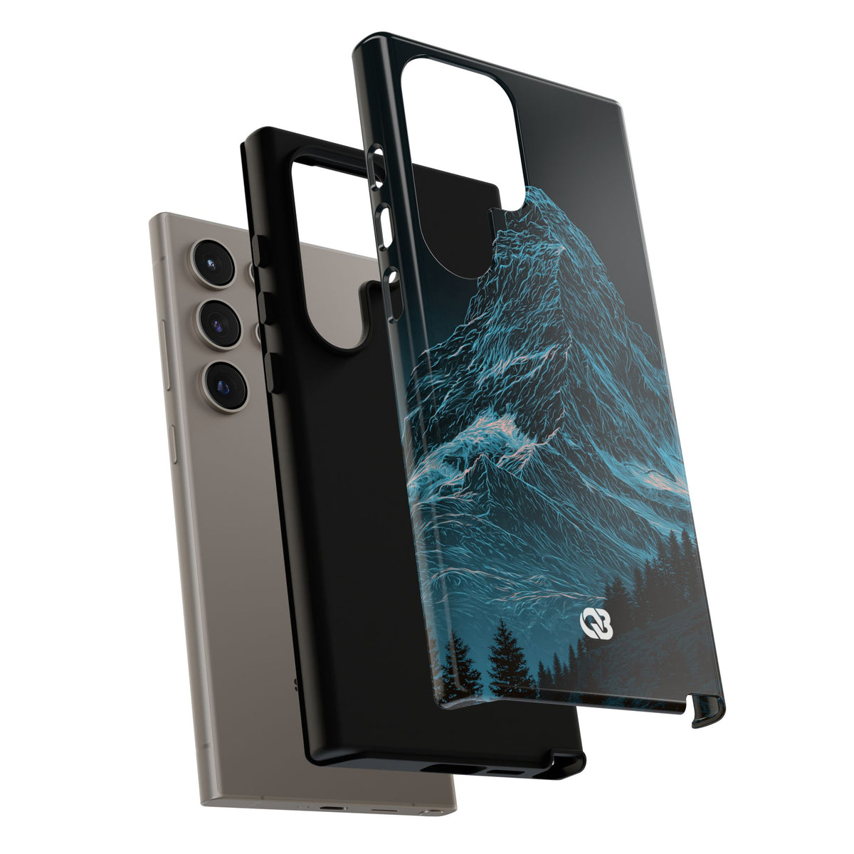 Glacial Alpine Peak · Tough Phone Case for Samsung · Blue