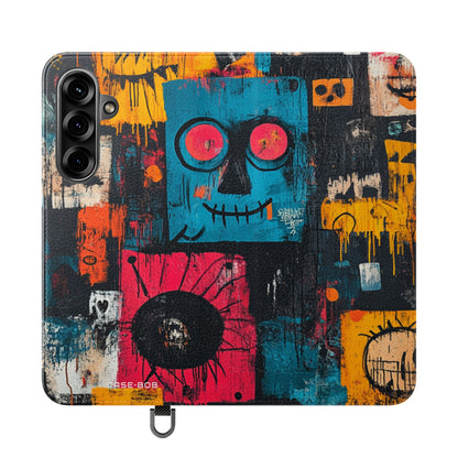 Turquoise Grin - Samsung S25+ Case - Wallet