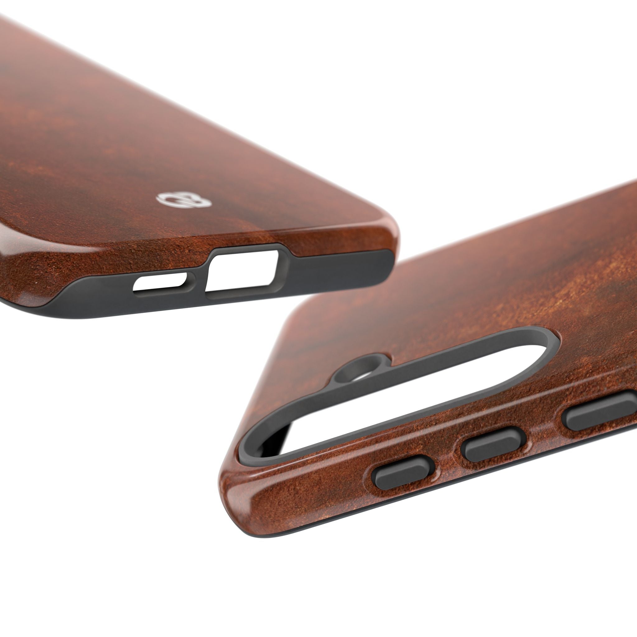 Orange Tough Phone Case for Samsung - Oxidized Iron Crust