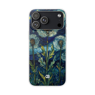 Starry Dandelion Swirl · Soft Phone Case for iPhone