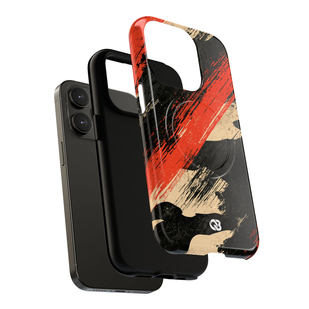 Urban Slash Camo · Tough 2.0 Magnetic Phone Case for iPhone · Black