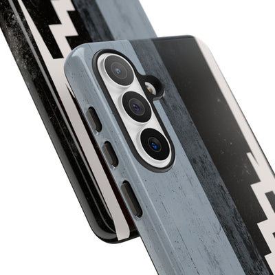 Grey Tough Phone Case for Samsung - Industrial Concrete Void