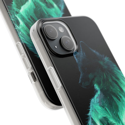 Nordic Aurora Fox · Lite Phone Case for iPhone ·  Teal